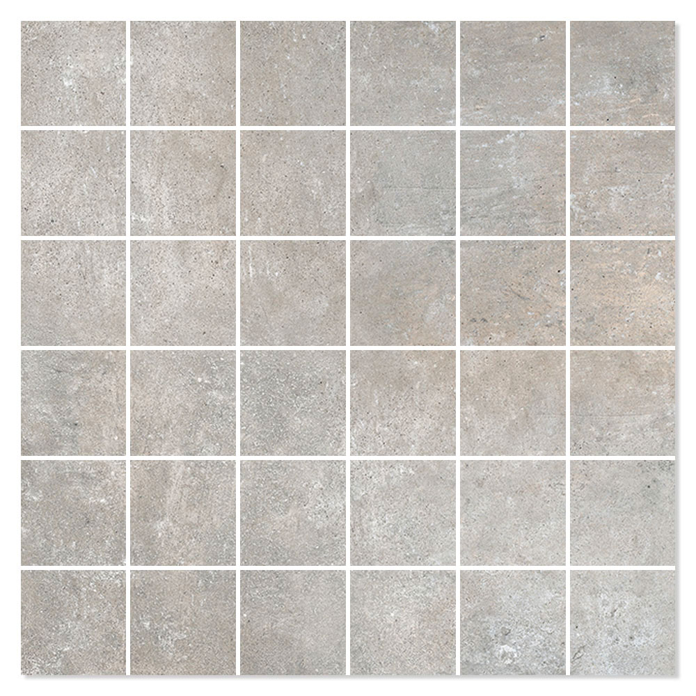 Mosaikkflis Marvel Pro Mid Grå Matt 30x30 (5x5) cm