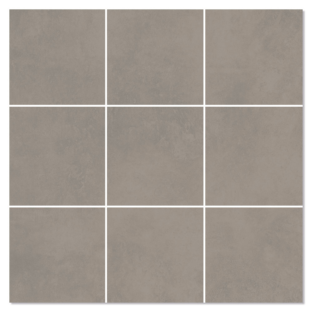 Mosaikkflis Montana Brun Matt 30x30 (10x10) cm