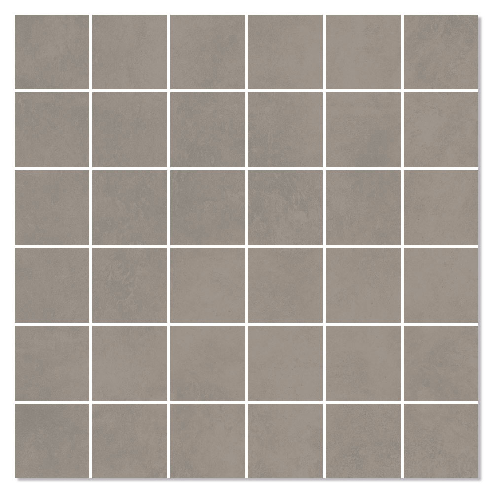 Mosaikkflis Montana Brun Matt 30x30 (5x5) cm
