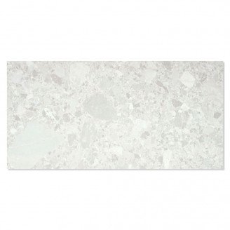 Gulvflis <strong>Stay Terrazzo</strong>  Hvit Polert 60x120 cm