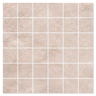 Marmor Mosaikkflis <strong>Elegant</strong>  Beige Matt 30x30 (5x5) cm