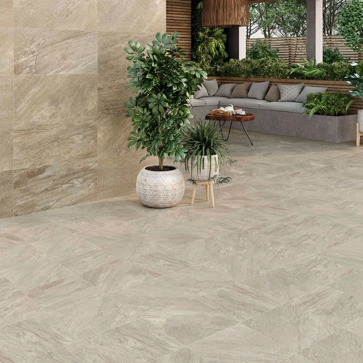 Gulvflis Icaria Beige Matt 33x33 cm