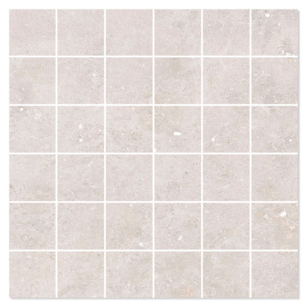 Mosaikkflis Sonsema Lys Grå Matt 30x30 (5x5) cm