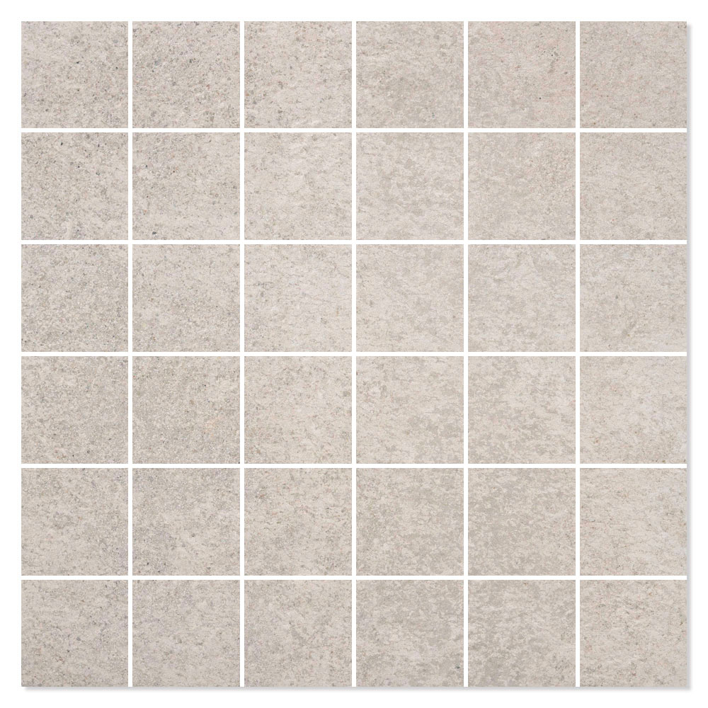 Mosaikkflis Lumina Stone Grå Matt 30x30 (5x5) cm