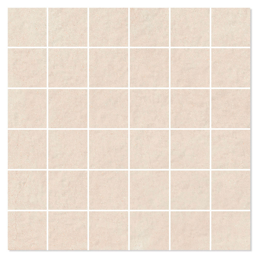 Mosaikkflis Crossover Beige Matt 30x30 (5x5) cm