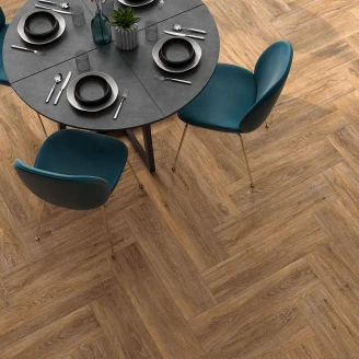 Tre Gulvflis <strong>Ekeby</strong>  Brun Walnut Matt 20x75 cm
