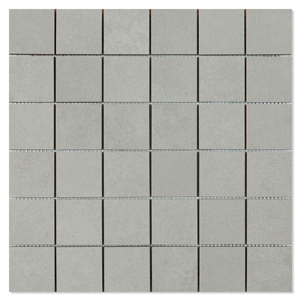 Mosaikkflis Seta Lys Grå Matt 30x30 (5x5) cm