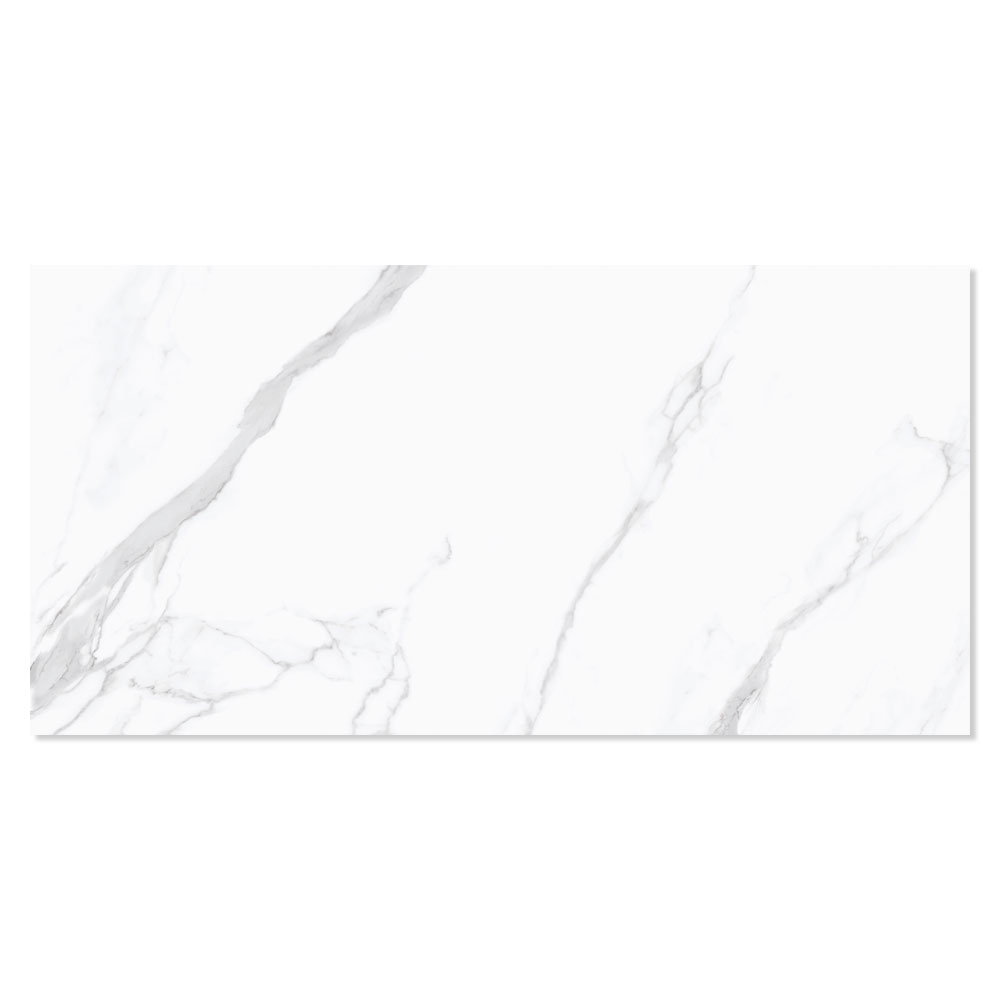 Marmor Gulvflis Marmo Bianco Hvit Polert 60x121 cm