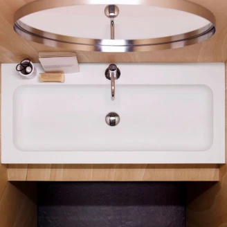 Bathco Servant <strong>Solid Surface</strong>  Luena Hvit 100 cm