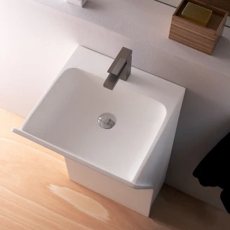 Bathco Servant <strong>Solid Surface</strong>  Veneto Hvit
