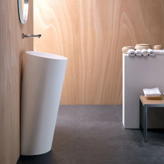 Bathco Servant <strong>Solid Surface</strong>  Barros Hvit