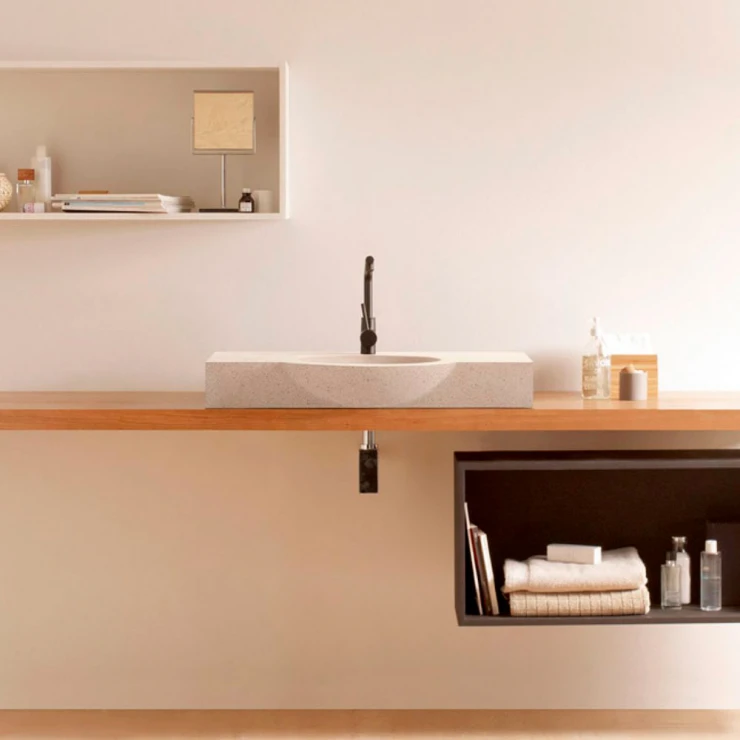 Bathco Servant Terrazzo Bath Camargo Beige