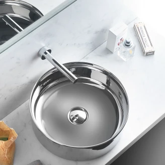 Bathco Servant <strong>Gold&Silver</strong>  Dinan Silver Round Blank 38 cm