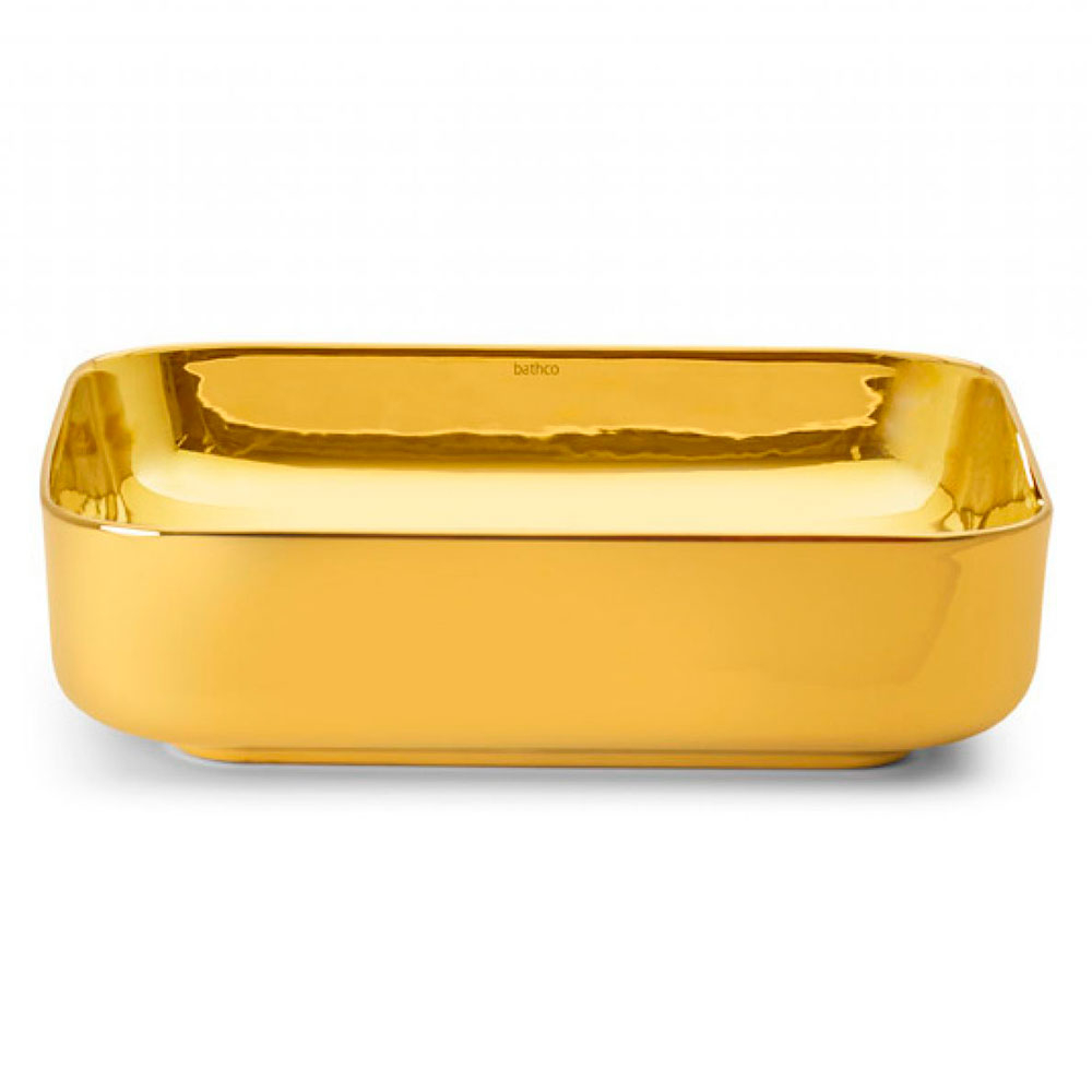 Bathco Servant Gold&Silver Dinan Guld Rectangle 50 cm