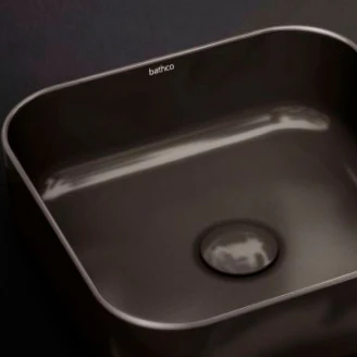 Bathco Bunnventil Pop-Up Svart Matt för Servant uten Overløp