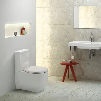 Bathco Toilet <strong>Evoria</strong>  Hvid Glat