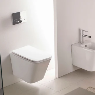 Bathco Vegghengt Toalett <strong>Oropesa</strong>  Hvit Blank