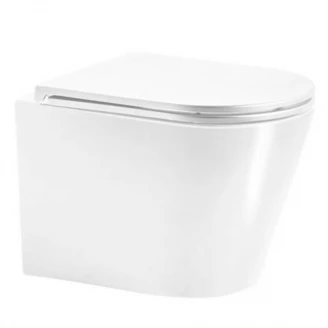 Bathco Væghængt Toilet <strong>Antequera</strong>  Hvid Glat