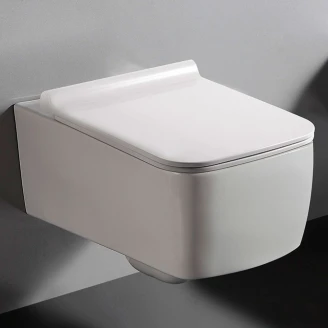 Bathco Vegghengt Toalett Yucon Hvit Blank