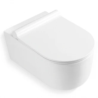 Bathco Væghængt Toilet <strong>Elba</strong>  Hvid Glat