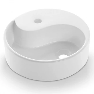 Bathco Servant <strong>Yin Yang</strong>  Hvit Blank 40 cm