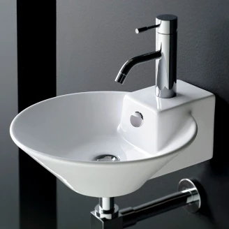 Bathco Servant <strong>Biarritz</strong>  Hvit Blank 38 cm