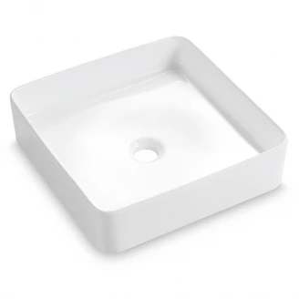 Bathco Servant <strong>Nilo</strong>  Hvit Blank 40 cm