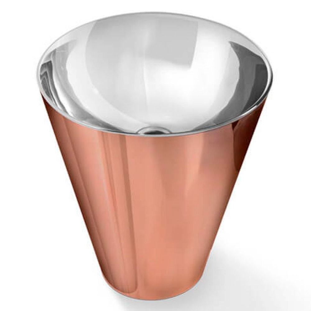 Bathco Servant Pedraza Metal Silver med Brons 40 cm