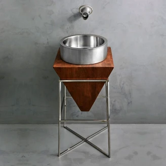 Bathco Piedestal Kvadratisk Tre för Servant Pedraza 45x45x78 cm
