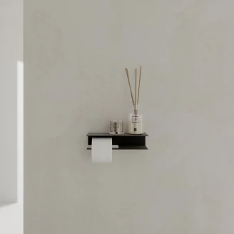 Toalettpapirholder Sommardopp 23 cm Svart