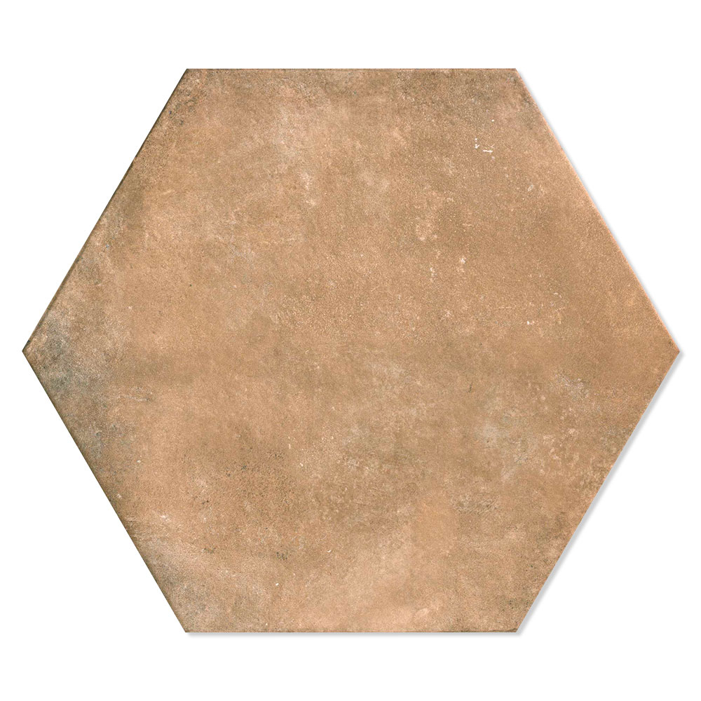 Sekskant Gulvflis Cascine Bronse Matt 49x56 cm