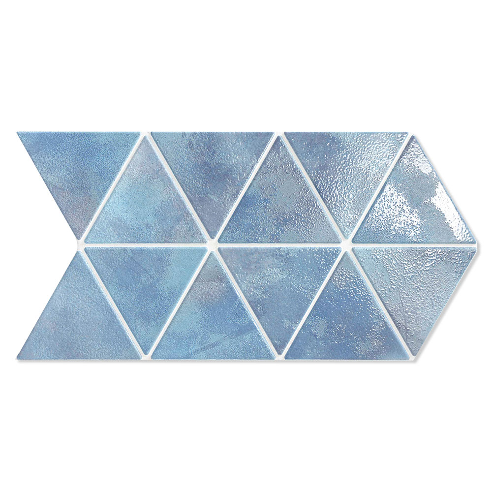 Gulvflis Triangle Sky Blank 28x49 cm