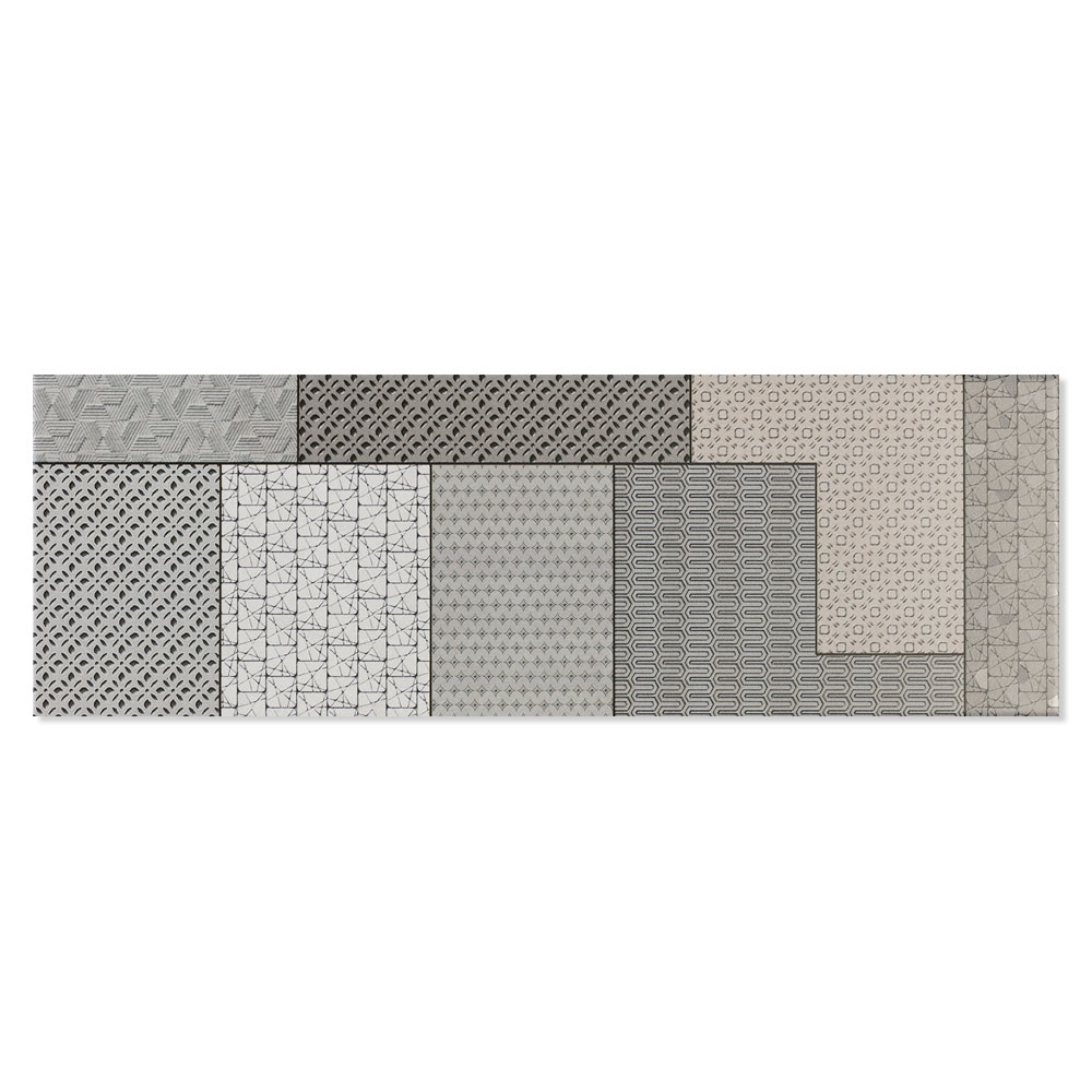 Dekor Veggflis Stratford Geo Matt 20x60 cm
