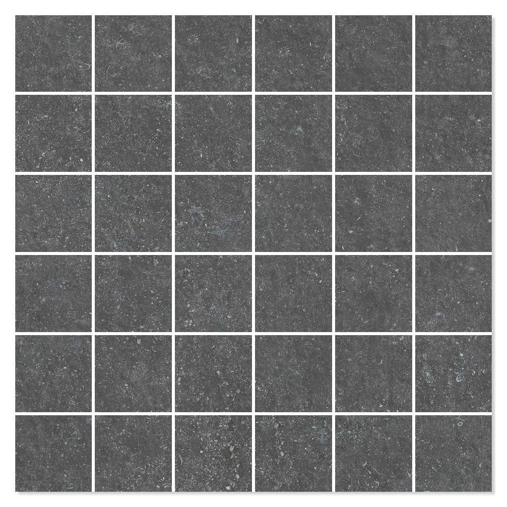 Mosaikkflis Urbanica Mørk Grå Matt 30x30 (5x5) cm