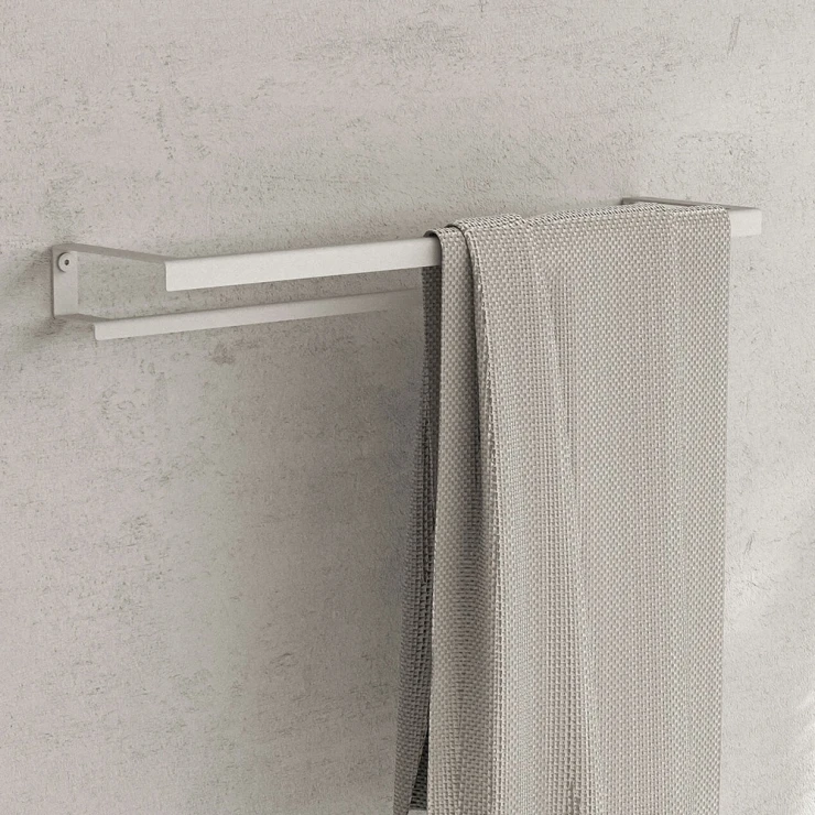 Håndkleholder Sommardopp 60 cm Hvit Dubbel