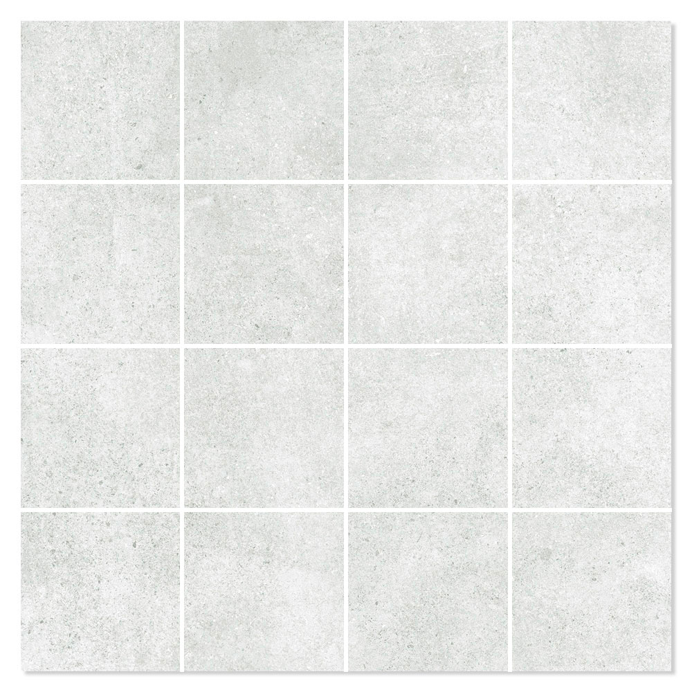 Mosaikkflis Earthstone Lys Grå Matt 30x30 (7x7) cm