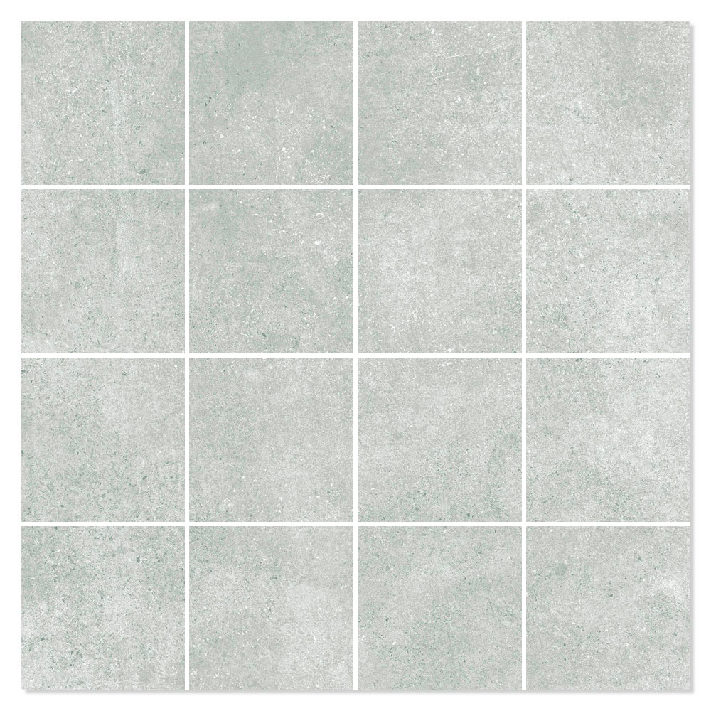 Mosaikkflis Earthstone Grå Matt 30x30 (7x7) cm