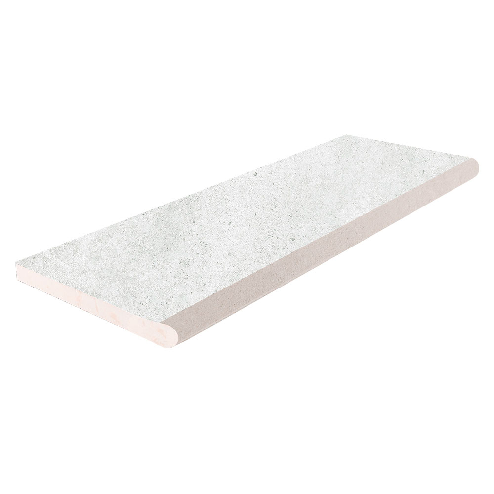 Bassengkant Gulvflis Earthstone Lys Grå Rund Matt 20x61 cm Tykkelse 20 mm
