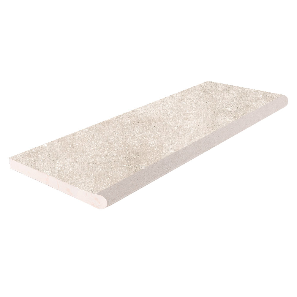 Bassengkant Gulvflis Earthstone Beige Rund Matt 20x61 cm Tykkelse 20 mm