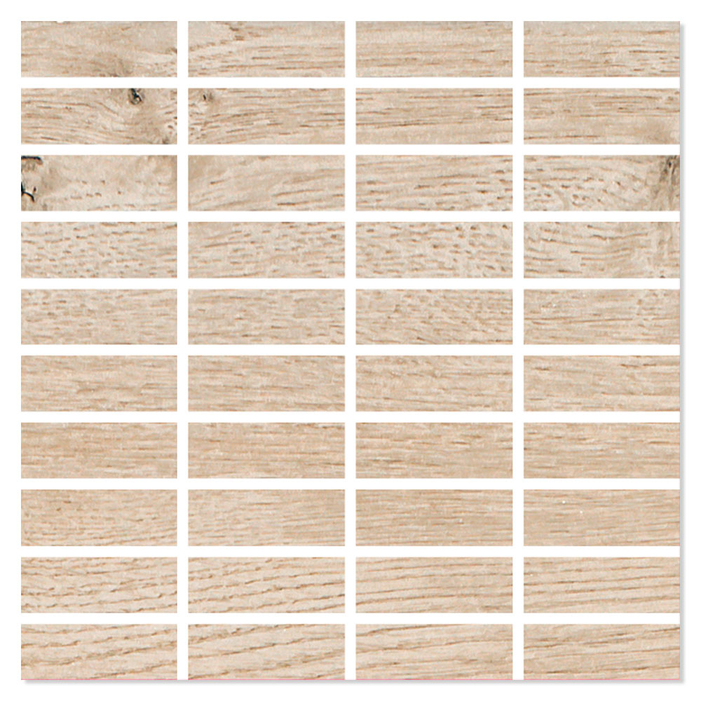 Tre Gulvflis Northwood Lys Beige Matt 30x30 (2.5x7) cm
