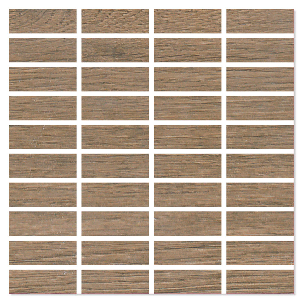 Tre Gulvflis Northwood Brun Matt 30x30 (2.5x7) cm