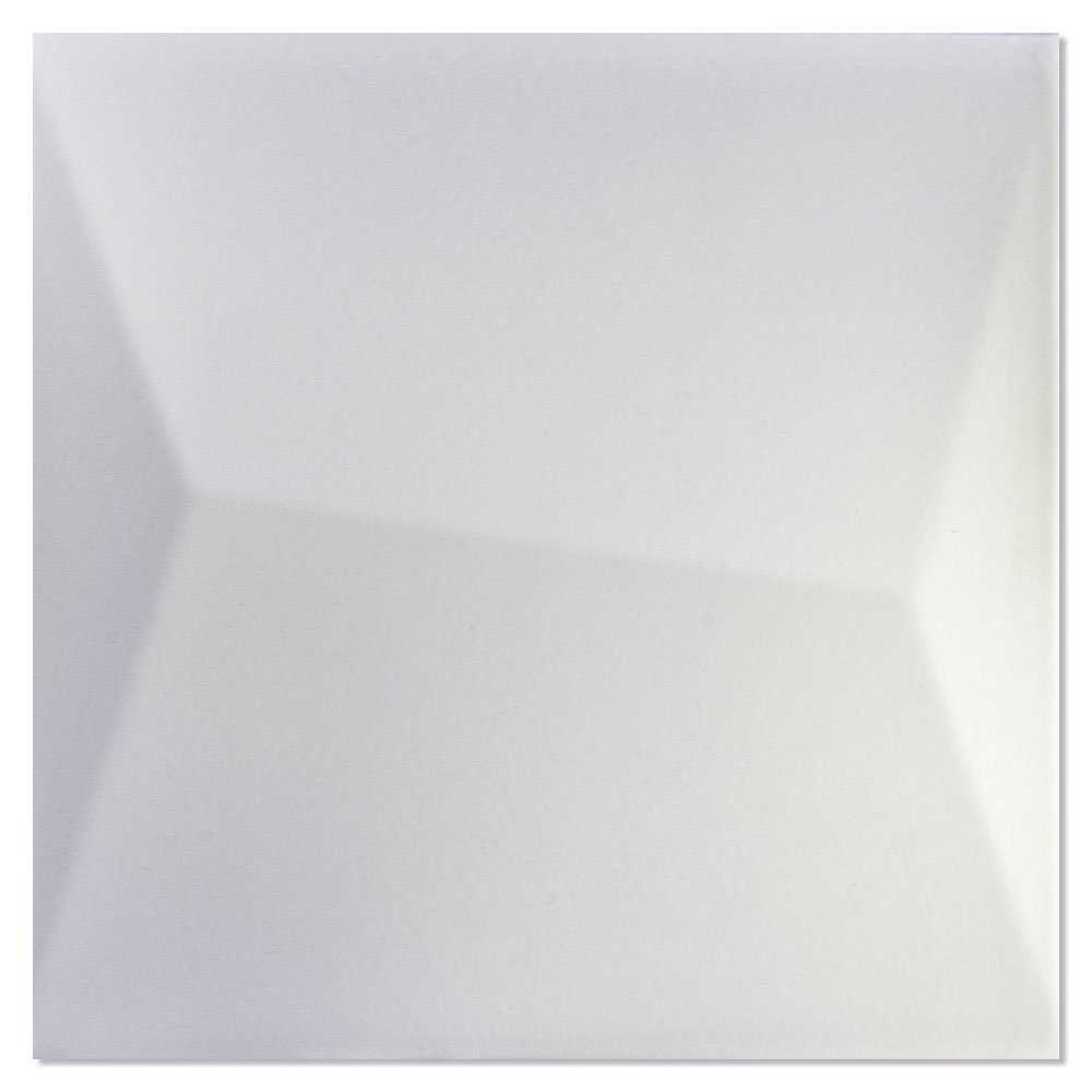 Veggflis Granvia Hvit Blank Relieff 20x20 cm