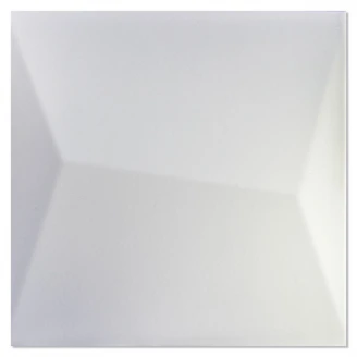 Veggflis <strong>Granvia</strong>  Hvit Matt Relieff 20x20 cm