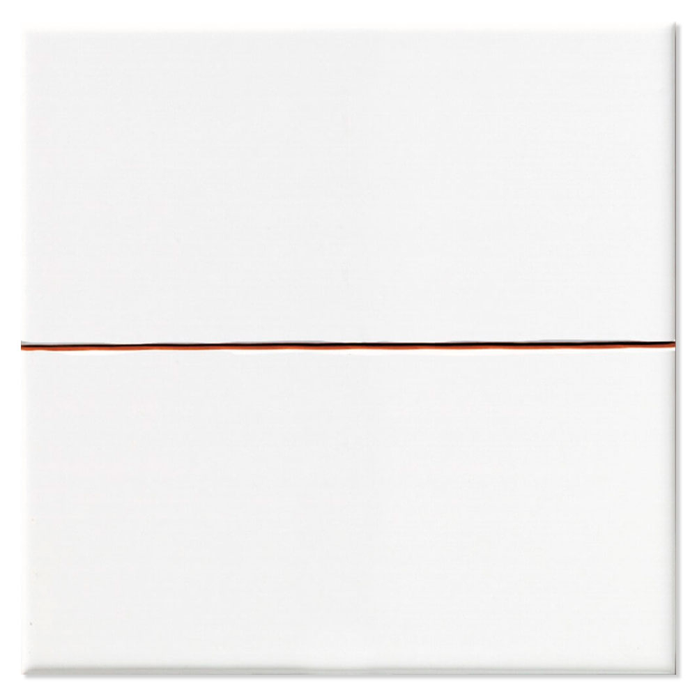Veggflis Corbett Hvit Blank 20x20 (10x10) cm