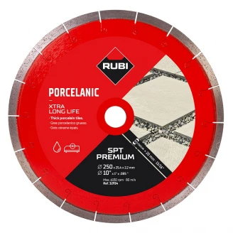 Diamantblad For Porselensfliser SPT 250 EXT PREMIUM (For 20 mm Tykkelse)