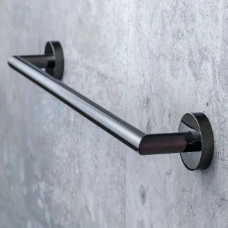 Håndkleholder <strong>Oslo</strong>  Svart Blank 45 cm