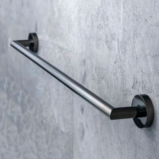 Håndkleholder <strong>Oslo</strong>  Svart Blank 60 cm