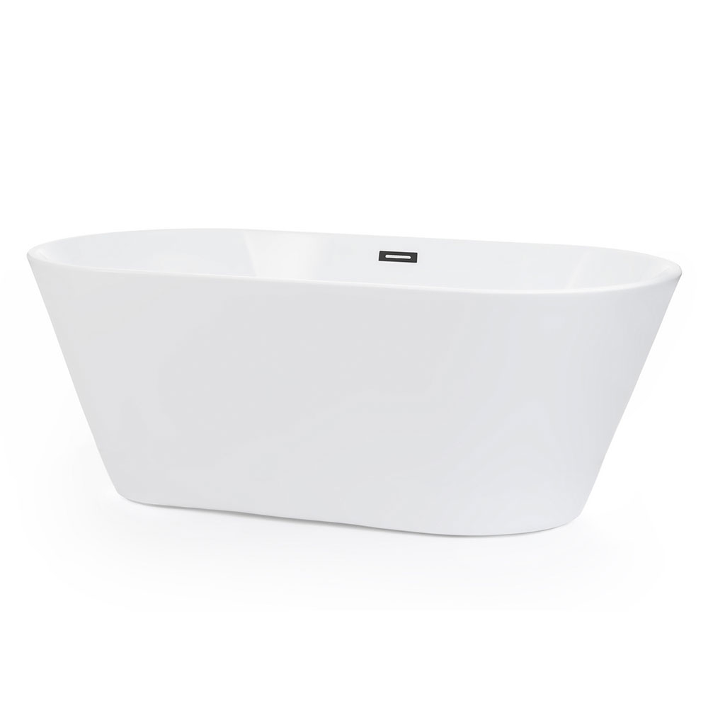 Badekar Luna Hvit Blank 180x80 cm