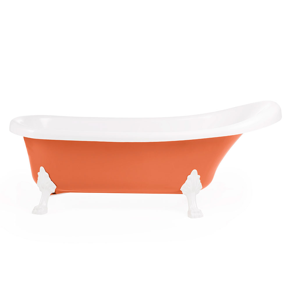Badekar Merlin Oransje Blank 170x70 cm