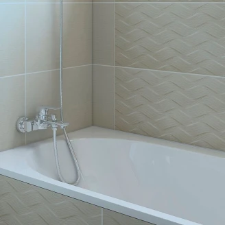 Badekarbatteri Riva Krom